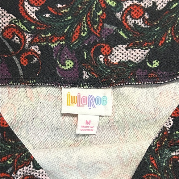 LuLaRoe Paisley Floral Patterned Women's Skirt - Picture 2 of 4